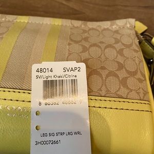 Coach large wristlet